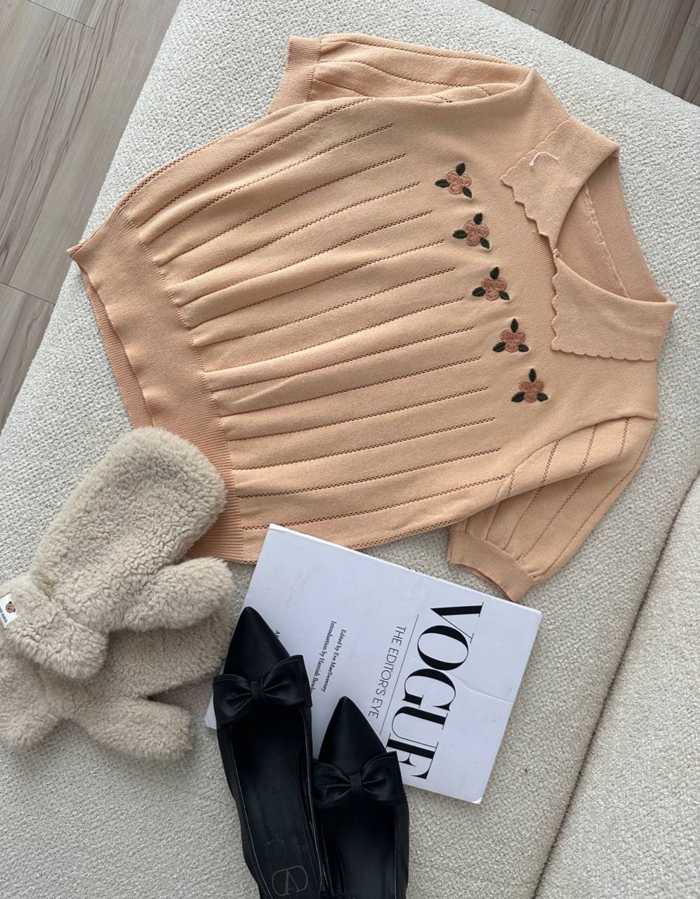 بلوز بافت زنانه کد 658