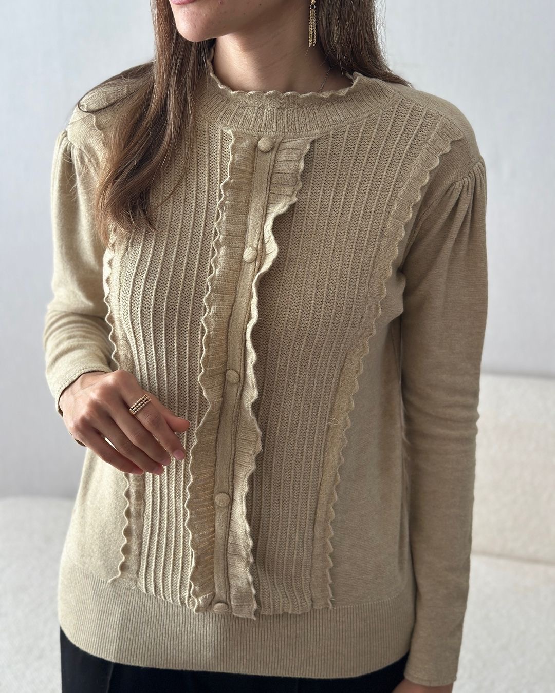 بلوز بافت مجلسی زنانه کد 655