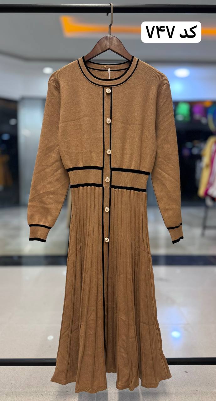 پیراهن بافت بلند زنانه کد 747