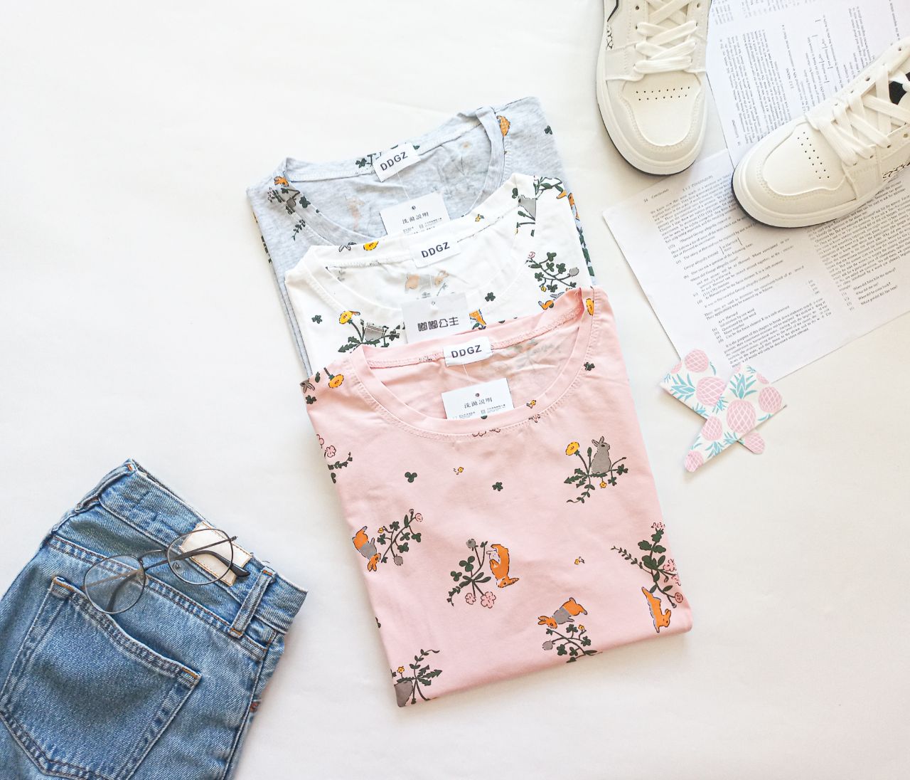 تیشرت زنانه DDGZ کد 27