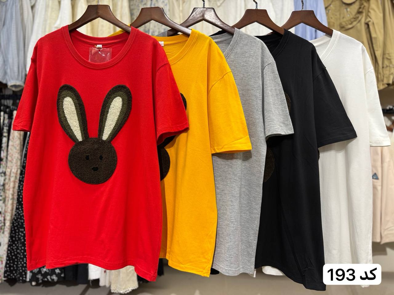 تیشرت کار شده لانگ زنانه کد 193