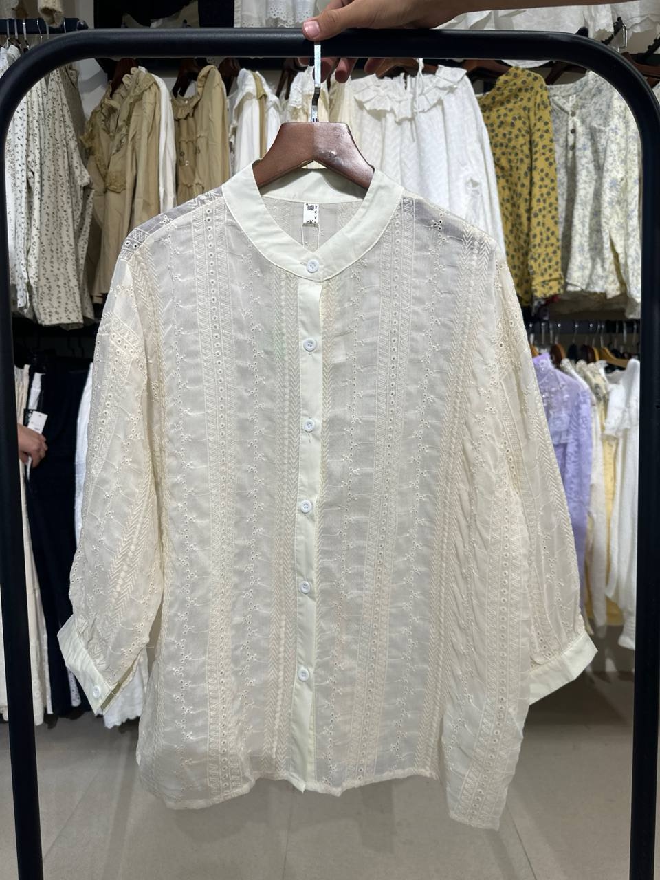 شومیز حریر خامه دوزی مجلسی کد 1257