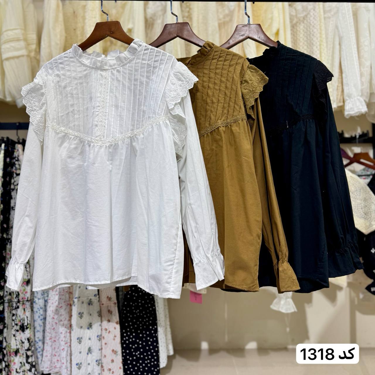 شومیز مجلسی گلدوزی زنانه سفارشی کد 1318