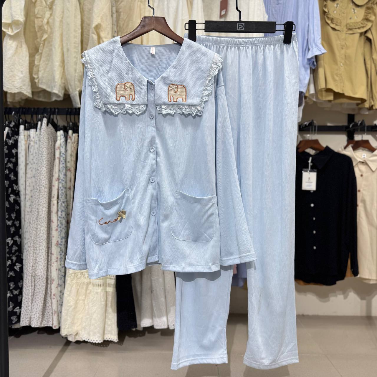 بلوز و شلوار راحتی مارک زنانه کد 294