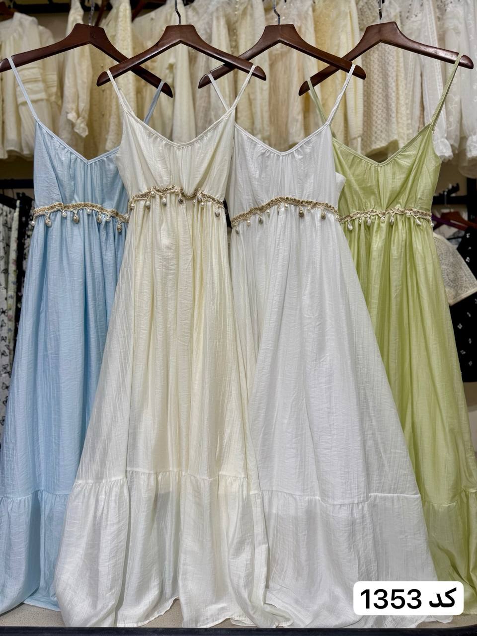 پیراهن بلند مجلسی زنانه کد 1353